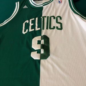 Vintage Half and Half Celtics Jersey